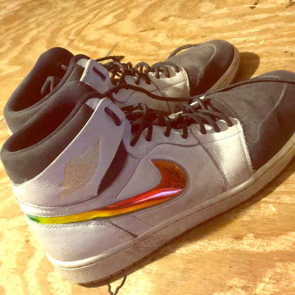 rainbow jordan 1s